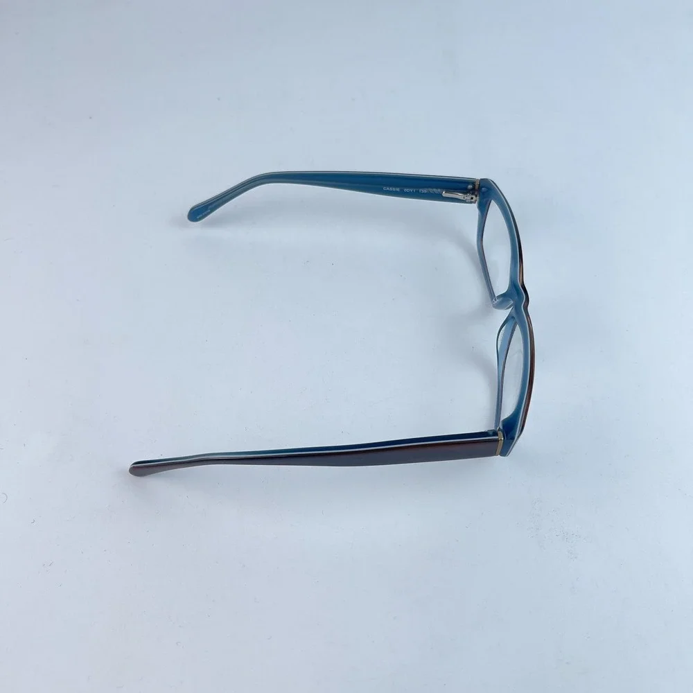 Fossil‎ Cassie 0DY1 Women Eyeglasses Brown & Blue Plastic Full Rim 52-14-135 mm